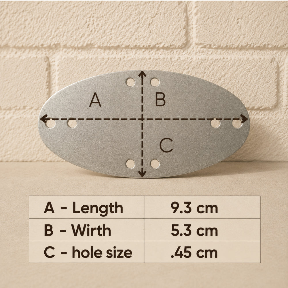 Medieval Visby Lamellar Steel Scales Type 5 – 9.3 × 5.3 cm (Set of 25)