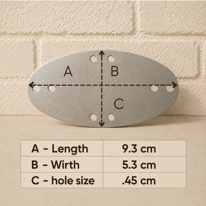 Medieval Visby Lamellar Steel Scales Type 5 – 9.3 × 5.3 cm (Set of 25)