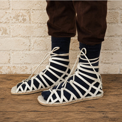Roman Soldier Caligae Sandals | Handmade Leather Historical Footwear | Greek & Roman Reenactment Shoes | Medieval Cosplay