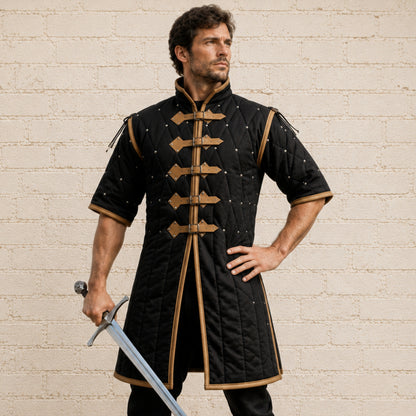 Medieval Gambeson Armor | Quilted Padded Costume for Renaissance Faire & LARP