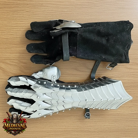 Ringwraith Nazgûl Steel Gauntlets – Medieval Armor Gloves | Gift for Him