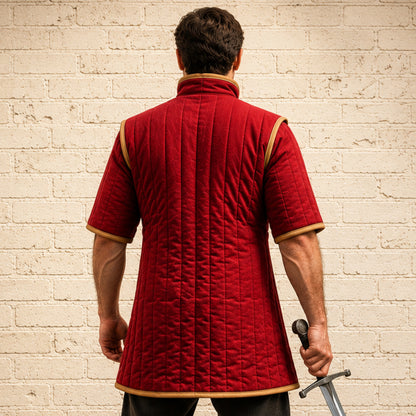 Medieval Gambeson Armor | Quilted Padded Costume for Renaissance Faire & LARP