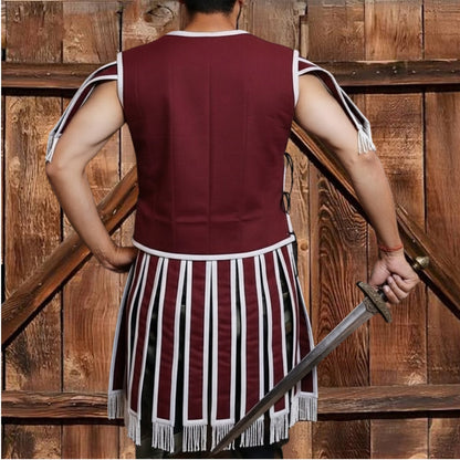 Roman Subarmalis Armor Costume – Padded Roman Soldier for LARP, Reenactment & Cosplay