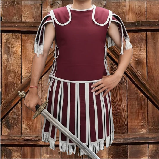Roman Subarmalis Armor Costume – Padded Roman Soldier for LARP, Reenactment & Cosplay