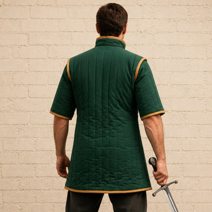 Medieval Gambeson Armor | Quilted Padded Costume for Renaissance Faire & LARP
