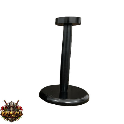 Medieval Barbute Helmet : fully wearable helmet for Role Play with Display Stand