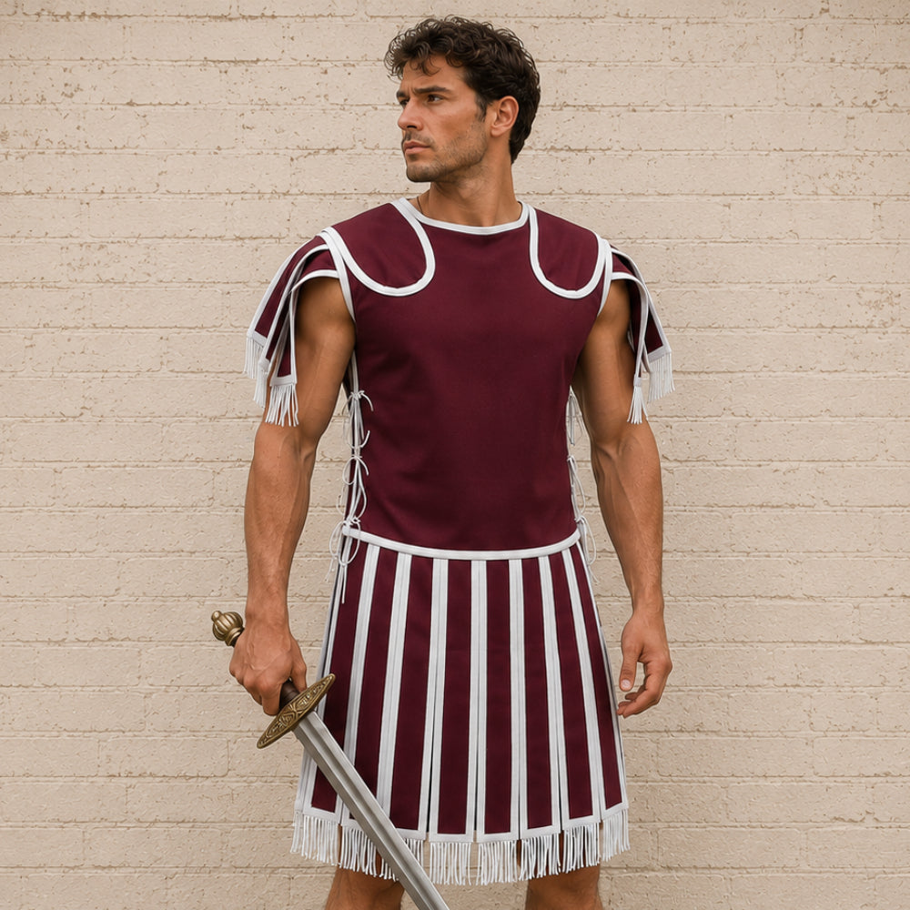 Roman Subarmalis Armor Costume | Padded Roman Soldier Armor for LARP, Cosplay & Historical Reenactment