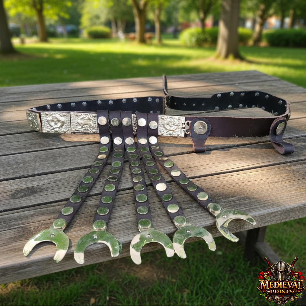 She-Wolf Leather Belt | Roman Cingulum Belt – Reenactment Costume
