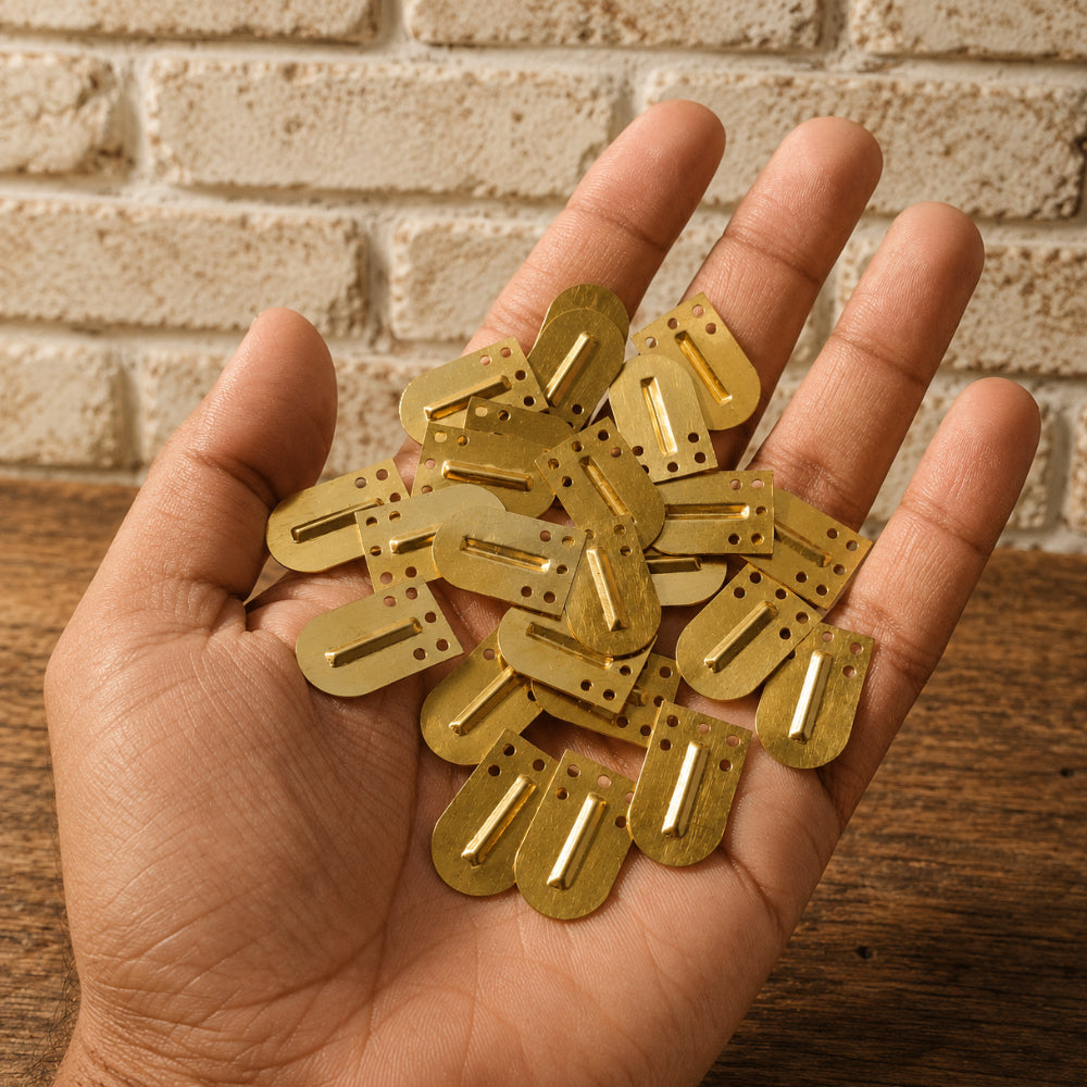 Roman Brass Lorica Squamata Scales – 35 × 25 mm Reenactment Armor Kit