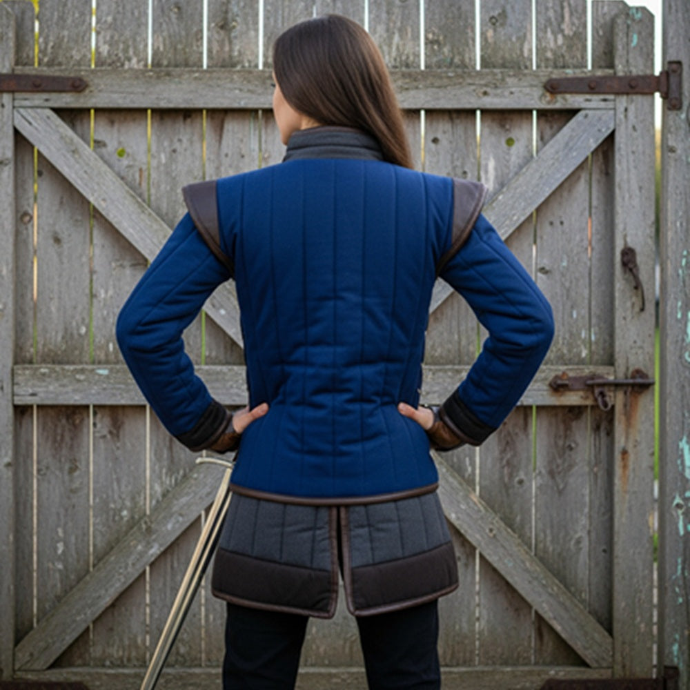 Quilted Gambeson : Medieval Costume for Larp Events