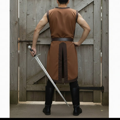 Embroidered Medieval Knight Tabard - Crusader Surcoat for LARP & Renaissance Faire