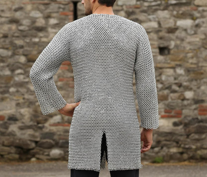 Aluminum Chainmail Shirt – 9mm Round Riveted Rings with Washers
