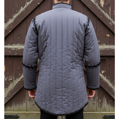 Witcher Grey and black Gambeson : Ren faire Costume