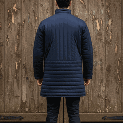 Quilted Gambeson : Historical Navy blue Costume , Halloween Gift