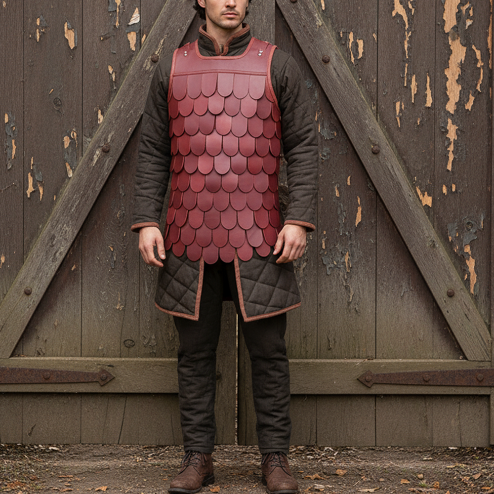 Leather Scale Armour, Medieval Leather Costume