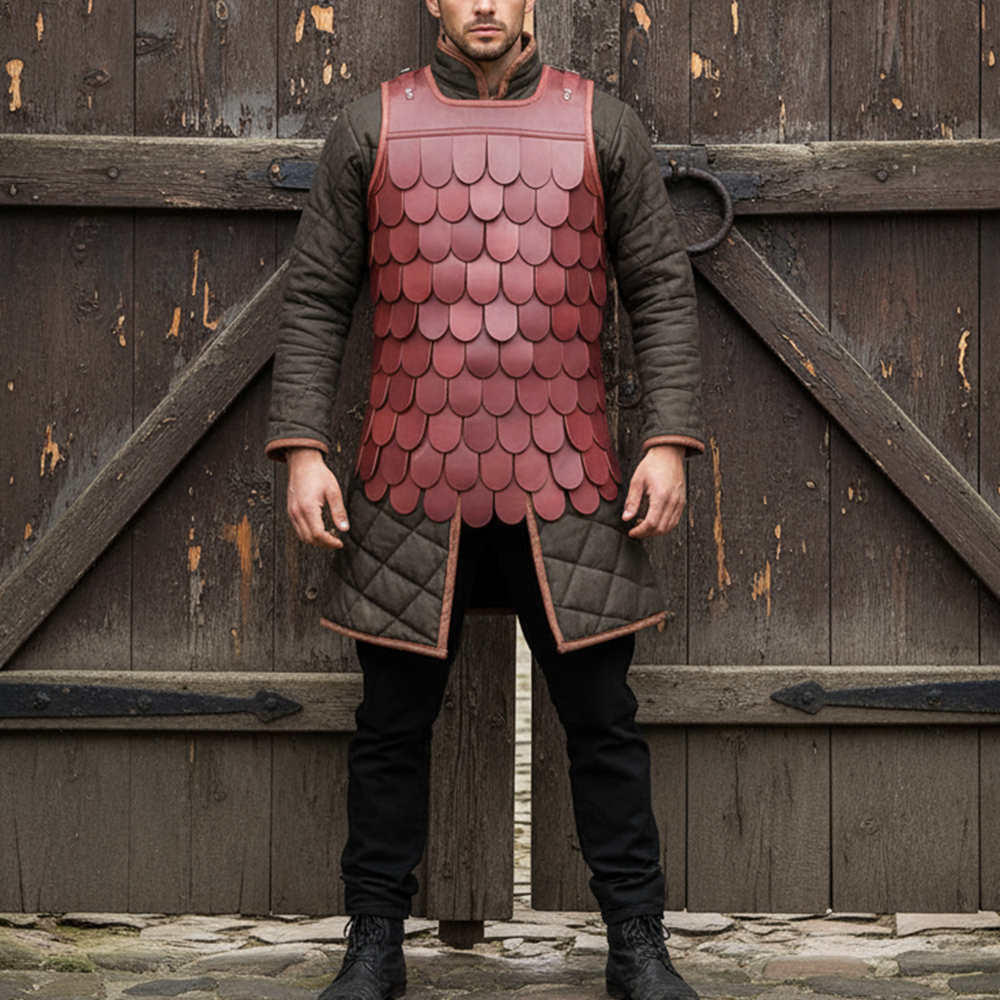 Leather Scale Armour, Medieval Leather Costume