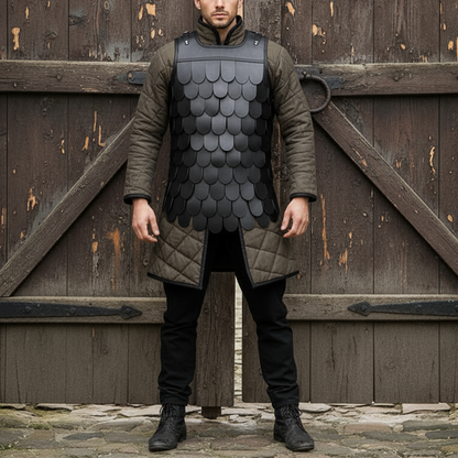 Leather Scale Armour, Medieval Leather Costume