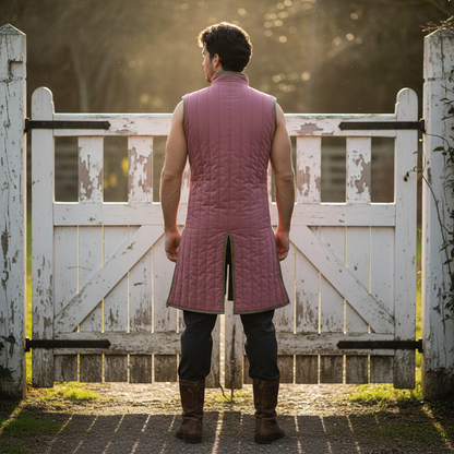 Medieval Sleeveless Gambeson Long Length | LARP & Halloween Costume