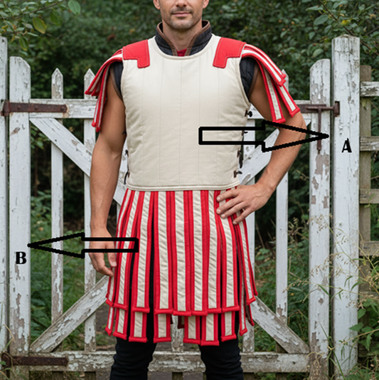 Ancient Roman Subarmalis . Ren Faire Costume