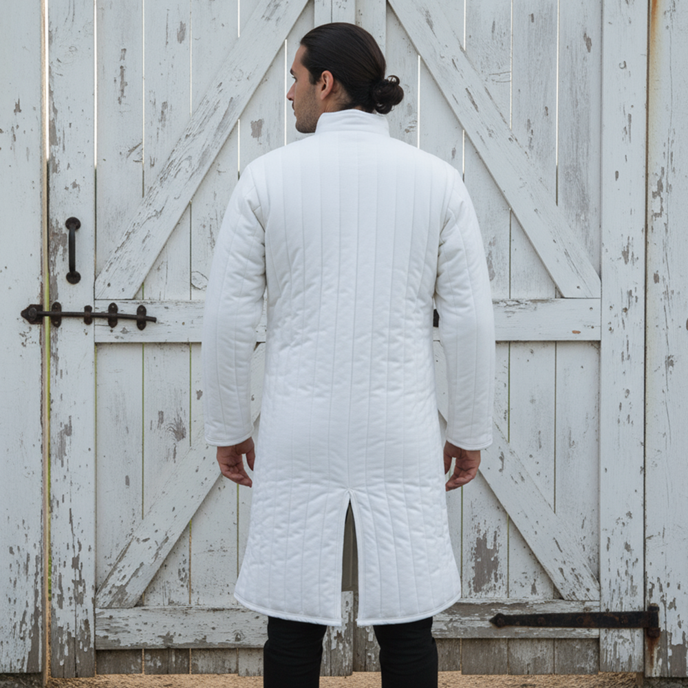 Medieval Gambeson Cotton: Padded Clothing Handmade Costume , Aketon Viking Jacket,