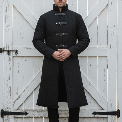 Medieval Gambeson Cotton: Padded Clothing Handmade Costume , Aketon Viking Jacket,