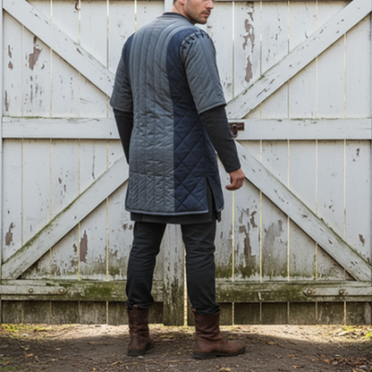 Twin Color Medieval Gambeson, Renaissance fair Costume