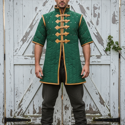 Medieval Gambeson Armour – Quilted Padded Costume , Renaissance Faire Dress