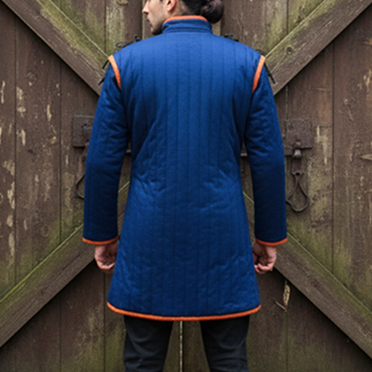 Red Cotton Gambeson – LARP & Renaissance Costume