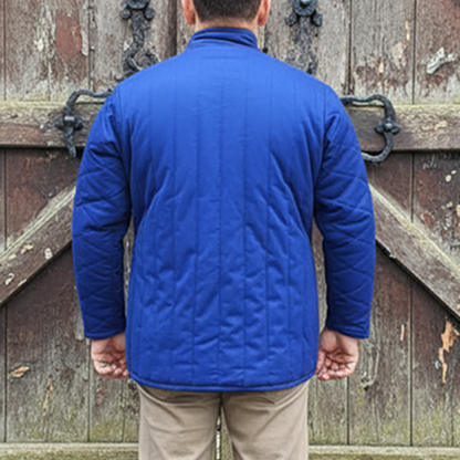 Medieval Gambeson Armor - Blue Padded Jacket Costume