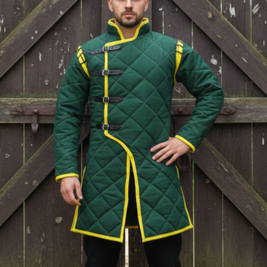 Royal Blue Gambeson : Viking Costume - Ren-faire Cosplay Dress