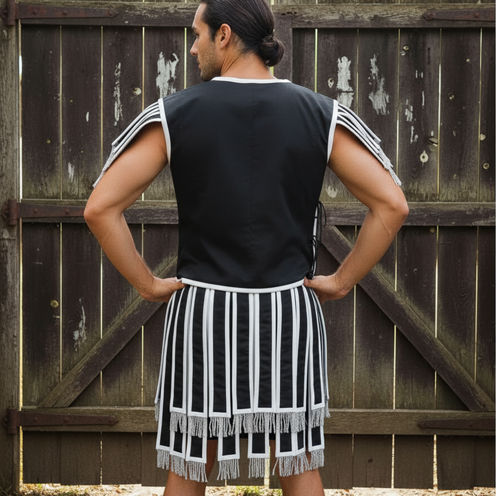 Roman Subarmalis ,  Black w white Roman Clothes Soldiers Military