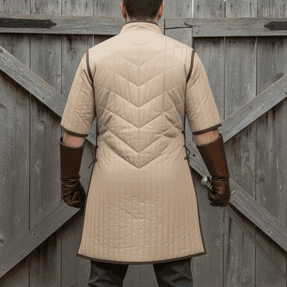 Ren faire Armour Gambeson : Royal Blue Padded Costume