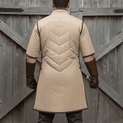 Ren faire Armour Gambeson : Royal Blue Padded Costume