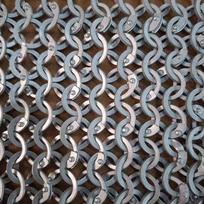 Medieval Chainmail Shirt – Flat Riveted with Washers