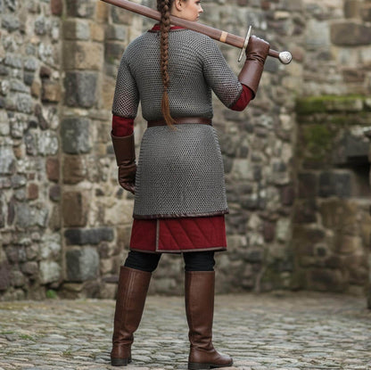 Medieval Chainmail Shirt – 9mm Flat Riveted with Washers