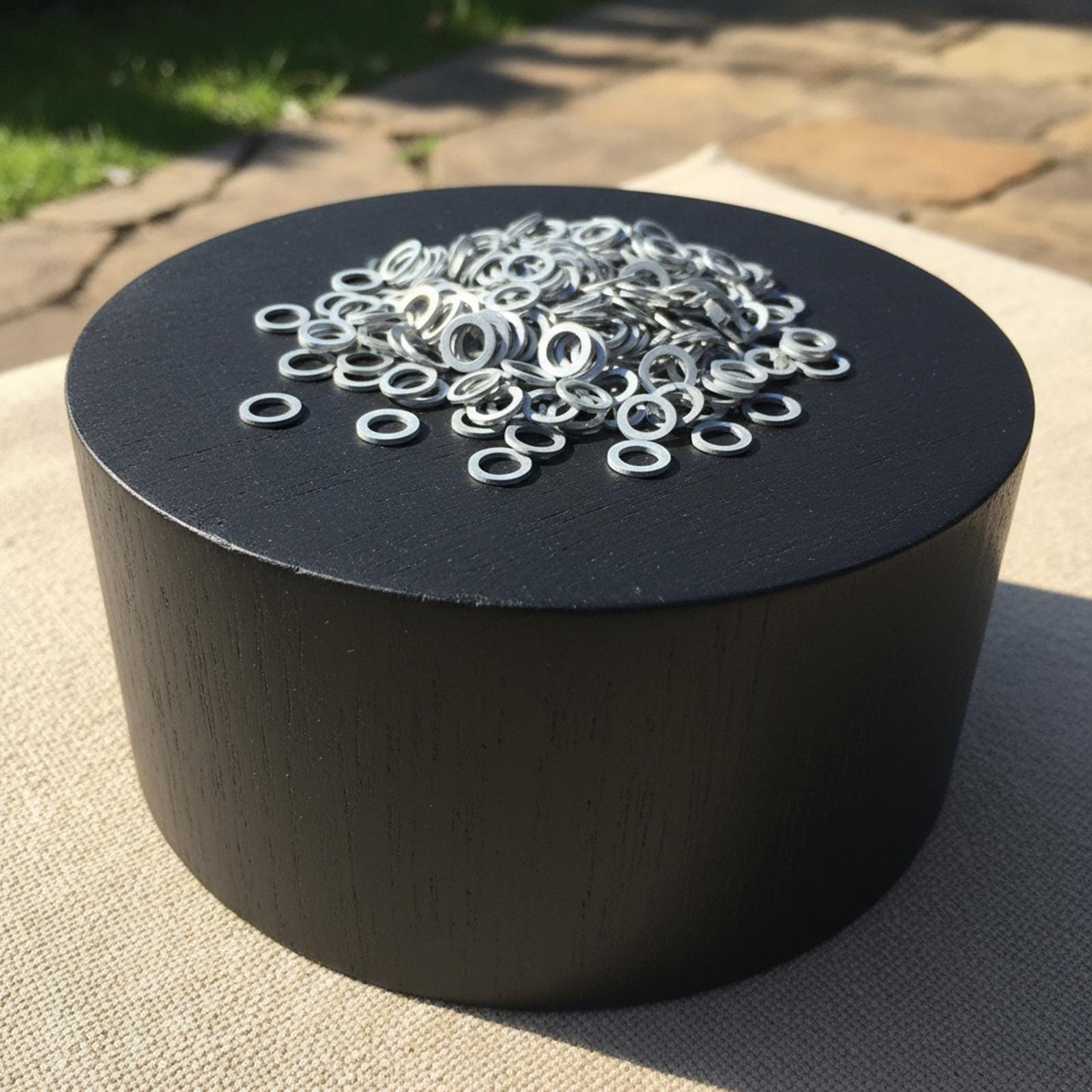 Aluminum 9mm Flat Chainmail Washers